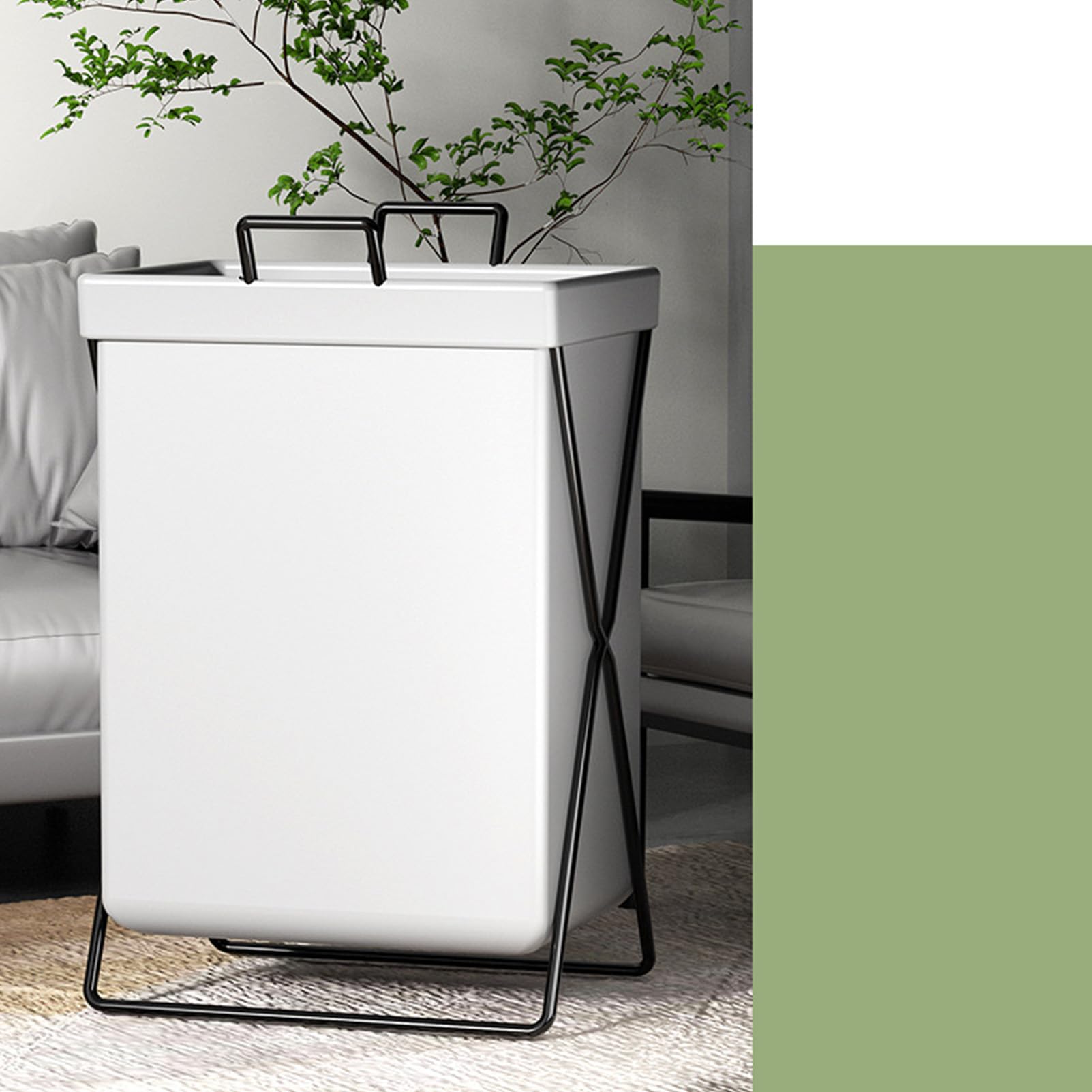 Light Luxury Dirty Clothes Basket, Household Dirty Clothes Basket Storage Basket, Bathroom Shelf