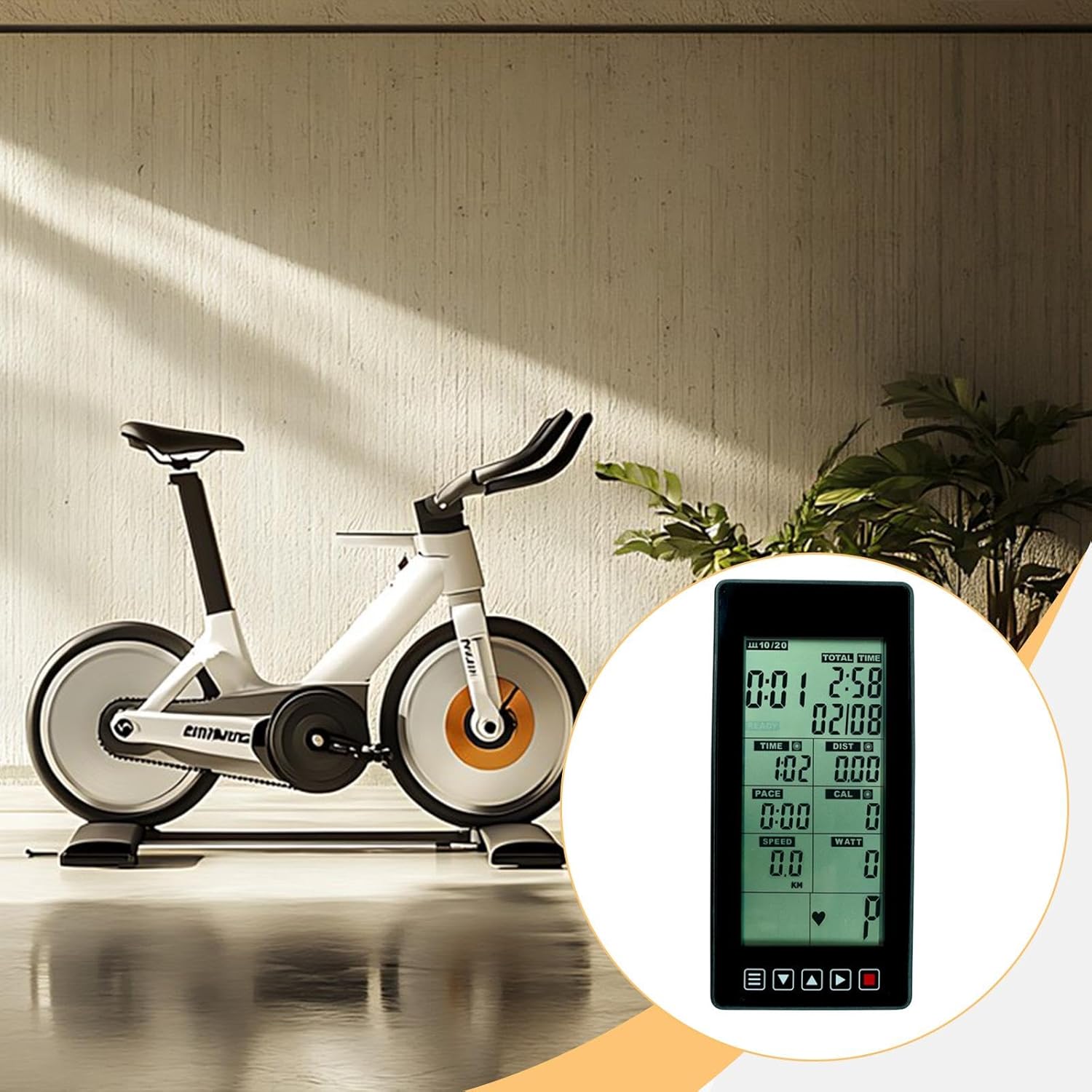 Tdoutop ウォーキングマシン、ライディングステッパー用サイクリングコンピュータ対応プロフェッショナル One Control Minimal  Series Tuner MKII Tdoutop ウォーキングマシン、ライディングステッパー用サイクリングコンピュータ対応プロフェッショナル