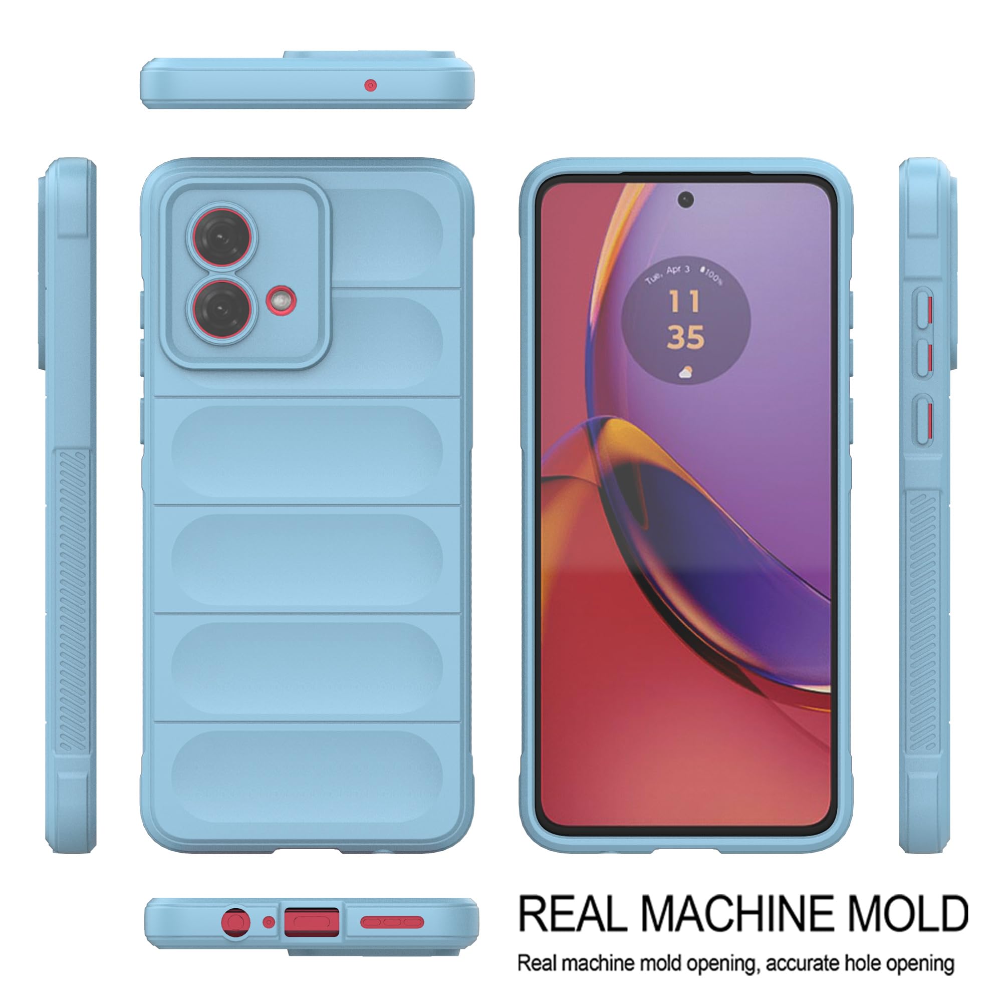 Motorola Moto Edge 40 Hülle – Flüssiges Silikon Case In Lila, Superdünn & Griffig Mit Schutz Vor Stößen