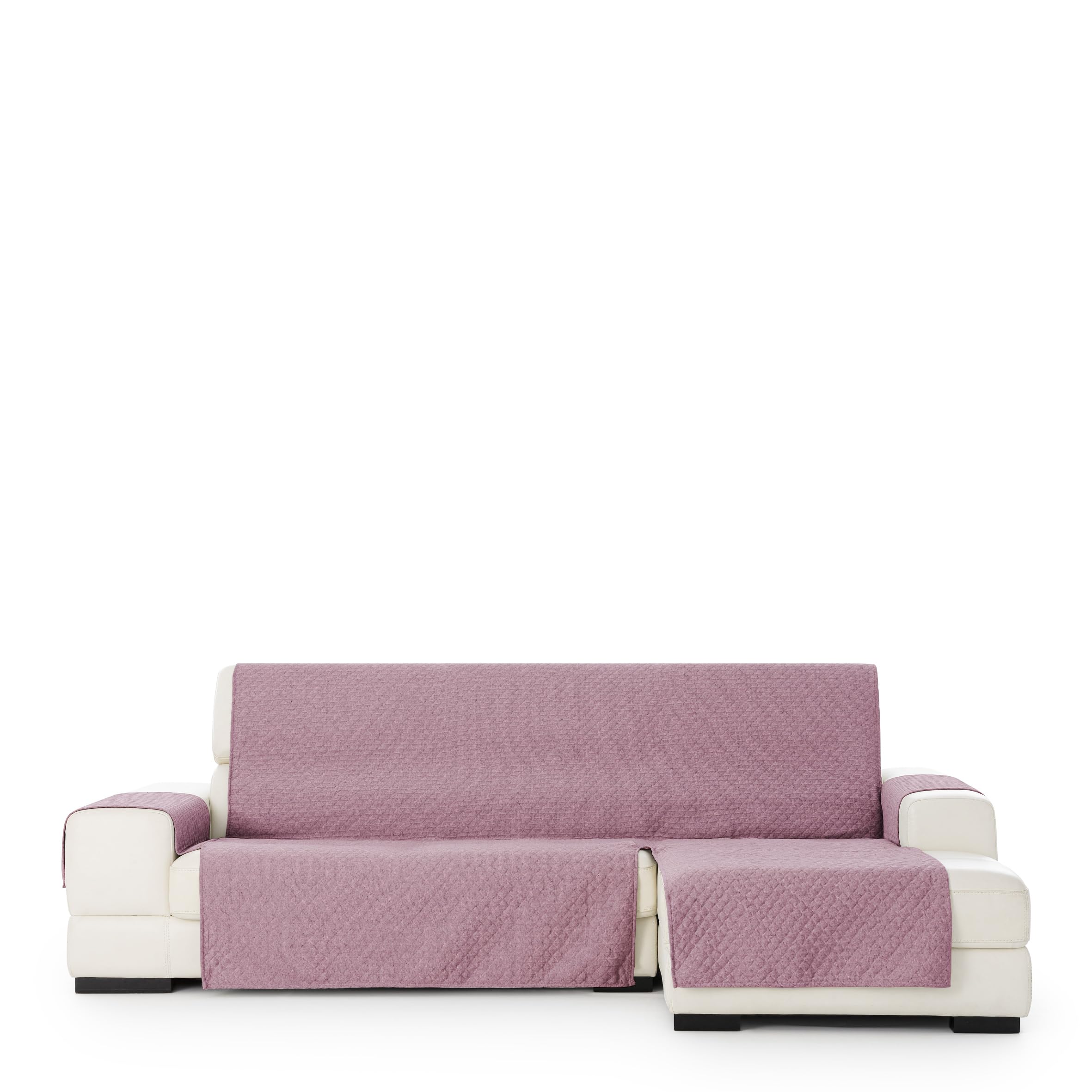 Housse de canapé en L Argento 290 cm rouge pour angle droit haut de gamme