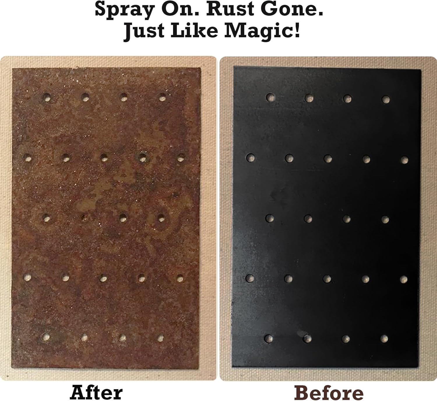 NADAMOO Rust Coverter Spray Paint, Black, 2 Cans