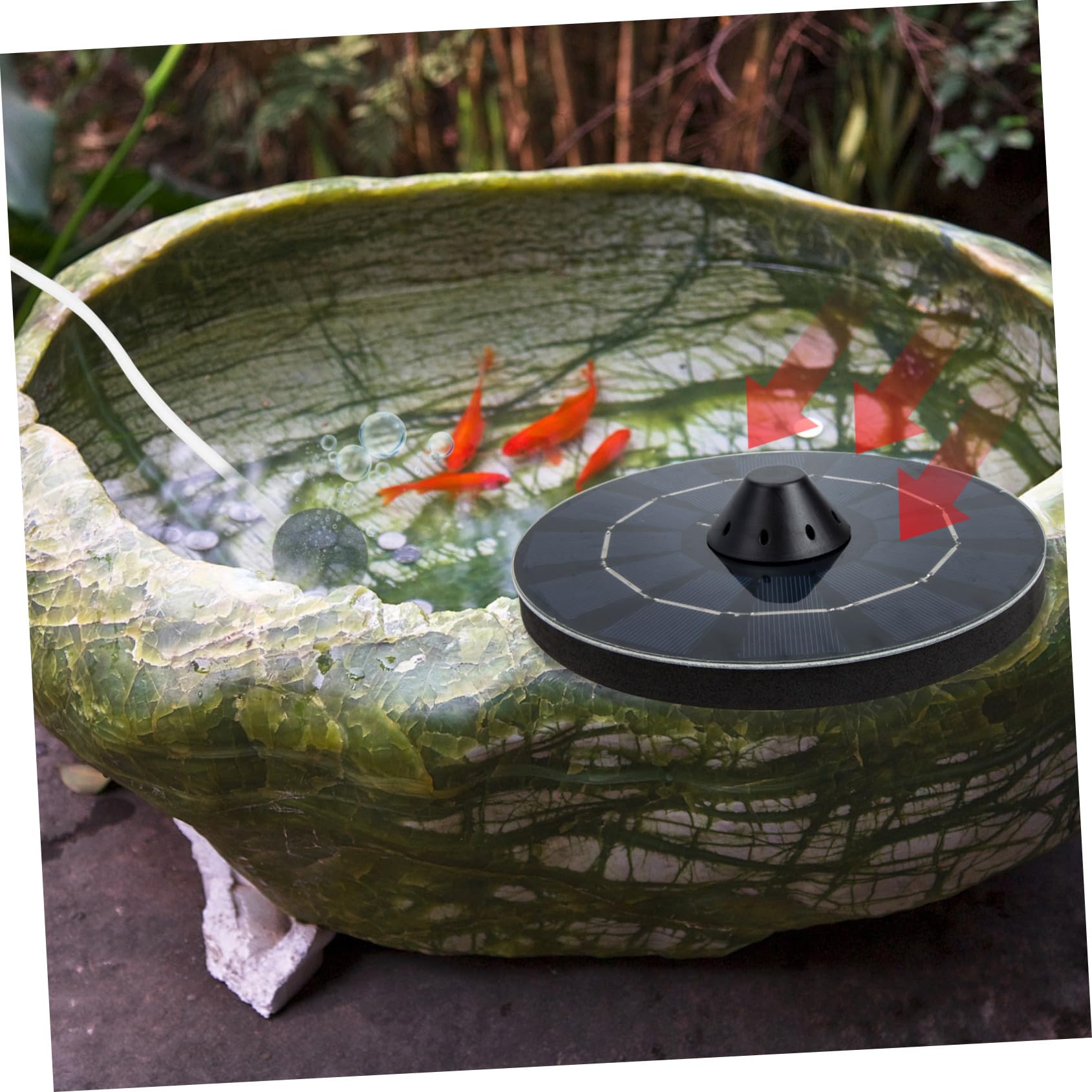 Toddmomy 1 Set Solar Sauerstoffpumpe Teichfilterpumpe Pool Teichpumpen Für Teiche Tauchwasserpumpe Teichpumpen Wasserspielpumpe Hydroponischer Sauerstoffbelüfter Pool