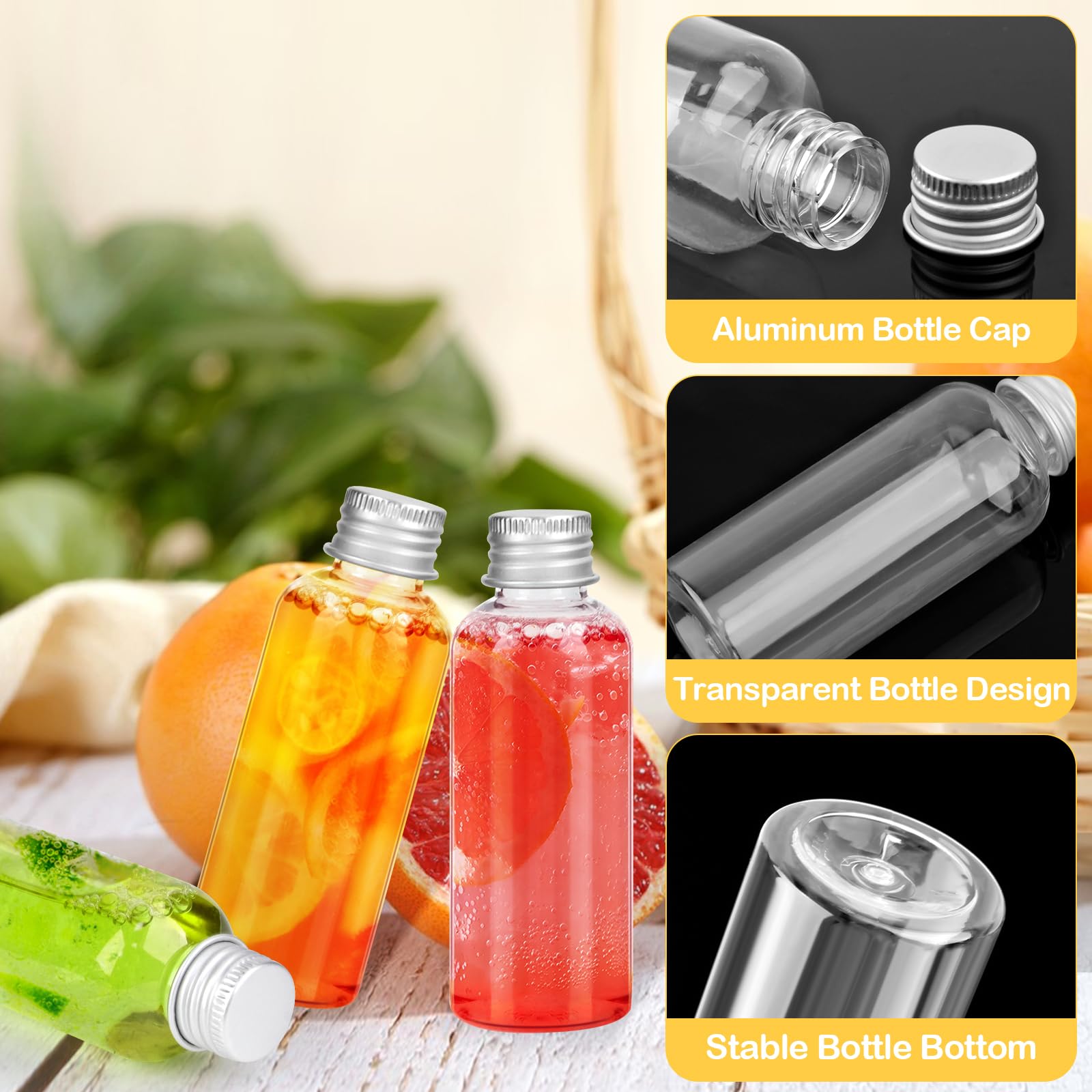 Mini Alcohol Bottles - 12 Pack with Accessories -3