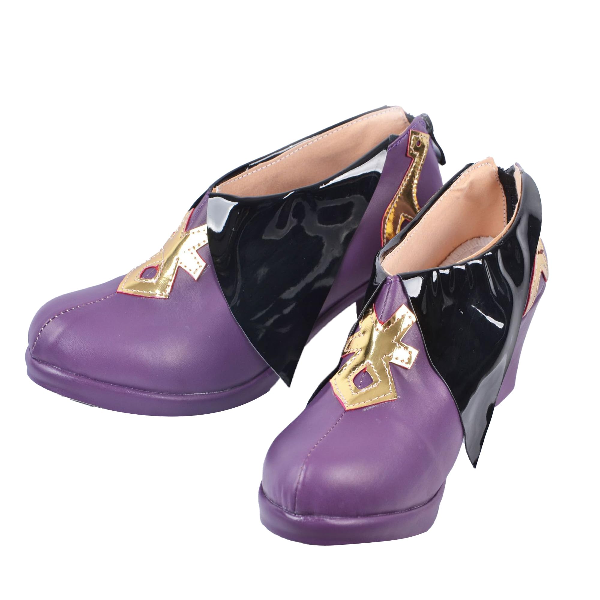 Genshin Impact Keqing Cosplay Shoes for Halloween, Anime and Game Conventions, Leather shoes(41) โ image 1