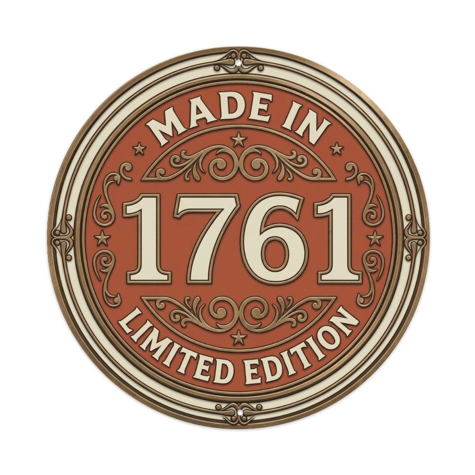 Okahys 8X8inch(20X20cm) Made In 1761 Limited Edition Metal Tin Sign