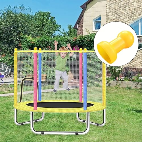 Miniatura 7 de Tapa de poste de recinto, tapas de poste de trampolín para niños, gancho de red, cubierta de poste de trampolín en forma de G para anillos de metal,