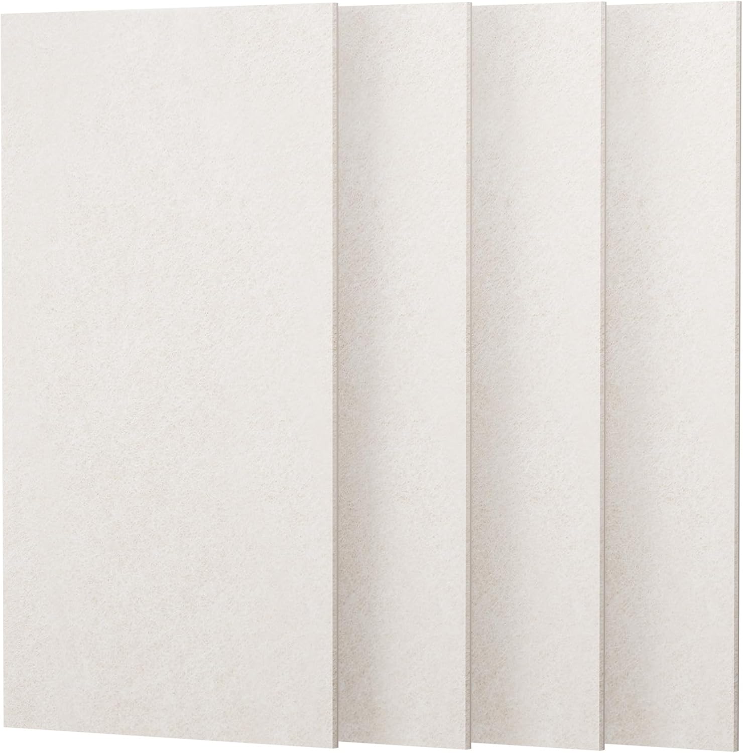 TONOR Large Acoustic Panels Self-Adhesive, 4PCS 44.1" x 21.7" Sound Absorbing Panel, Acoustic Wall Panels for Interior Wall Decor and Recording Studio Acoustical Treatments, Living Room, Oatmeal