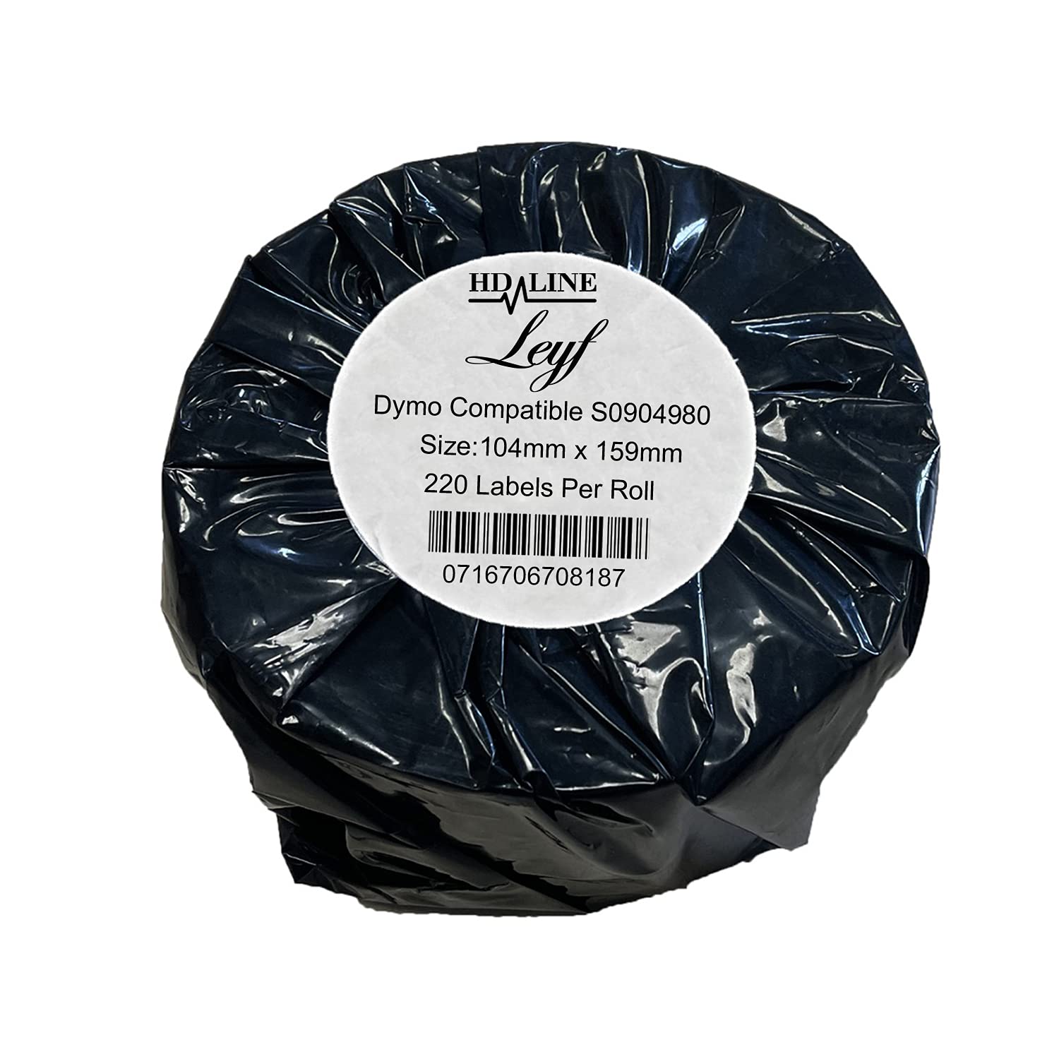 BETCKEY - 2 Rotoli S0904980 Etichette Autoadesive Compatibile Con DYMO