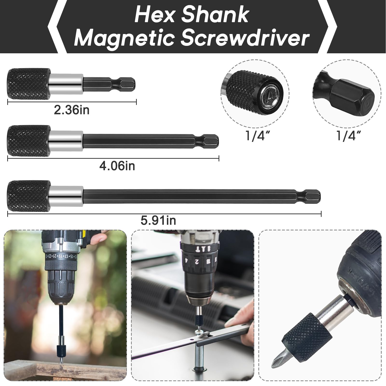 Snapklik.com : Flexible Drill Bit Extension Set - Right Angle Drill ...