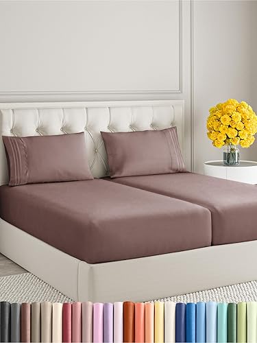 Miniatura 8 de Sábanas de tamaño King divididas para camas ajustables, cama ajustable de tamaño King dividido para colchón ajustable, juegos de sábanas divididas