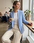 Beninos Womens Casual Long Sleeve Blazer Jackets with No Button