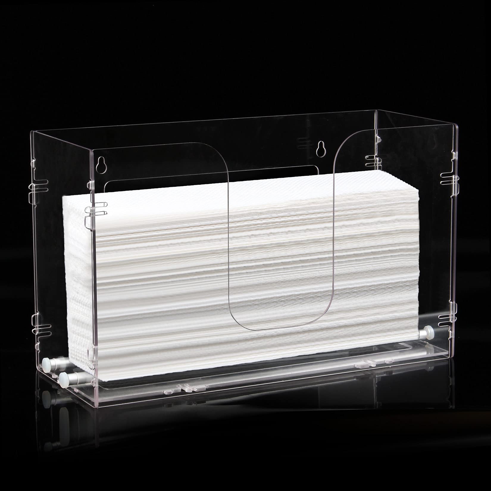 Buy Evron Paper Towel Dispenser Countertop & Wall Clear OneHand Pull C