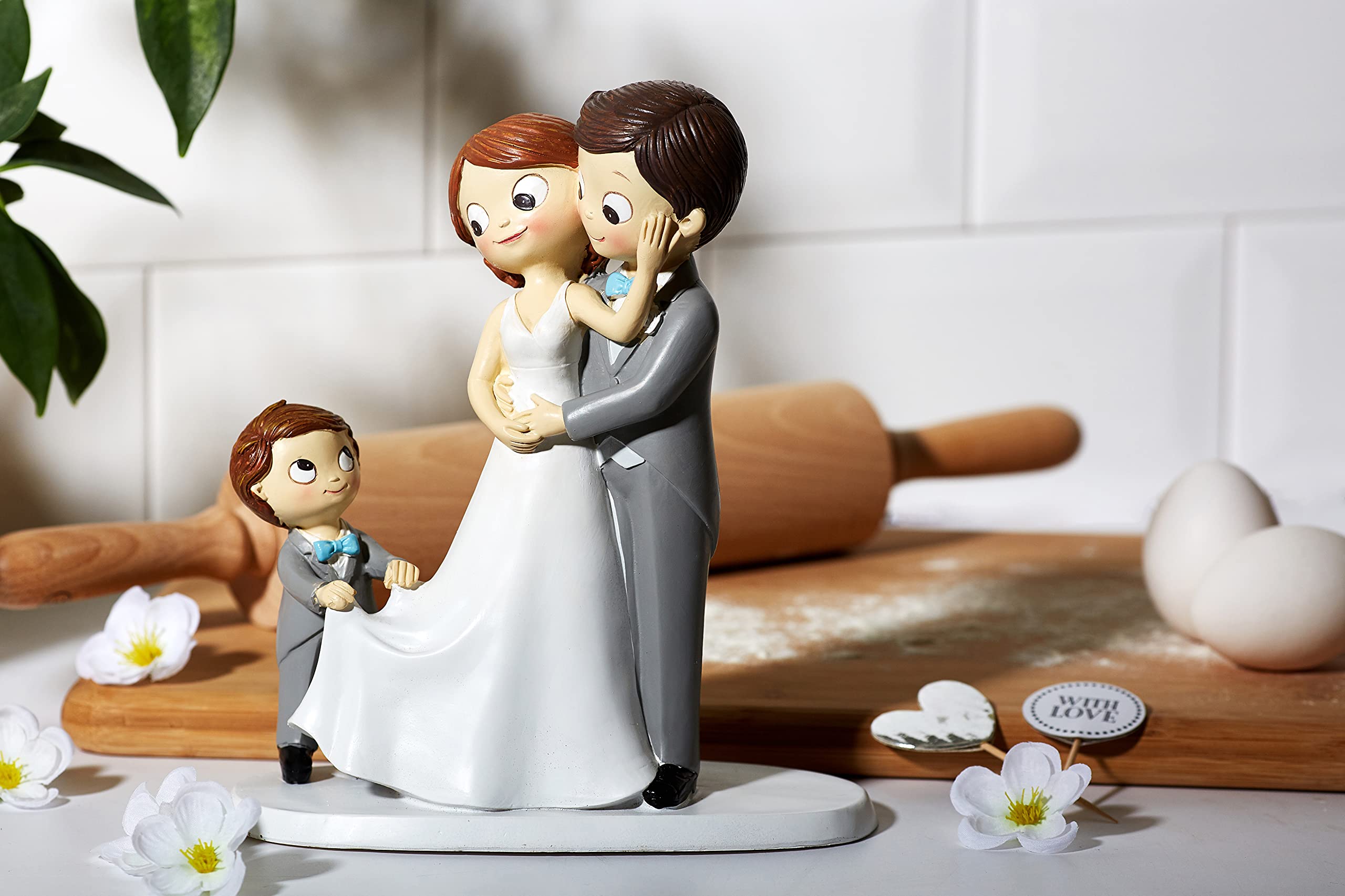 Mopec figure cake, Grey, 8,6 x 18,8 x 21,4 cm