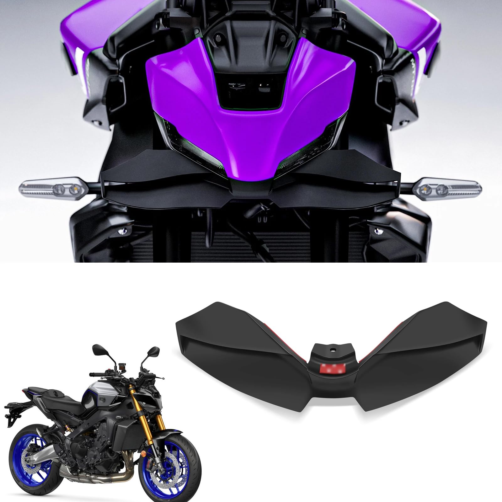 Amazon | For MT-09 2024 MT09 SP 2024 2025 フロントスポイラー