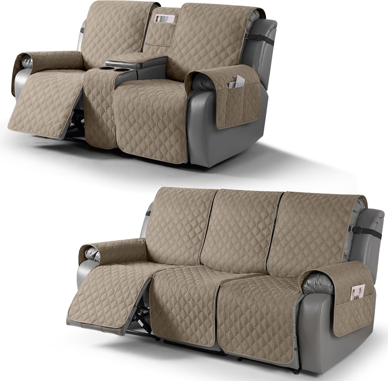 TAOCOCO 100% Waterproof Cover, Taupe (2seater & Console, 3seater)