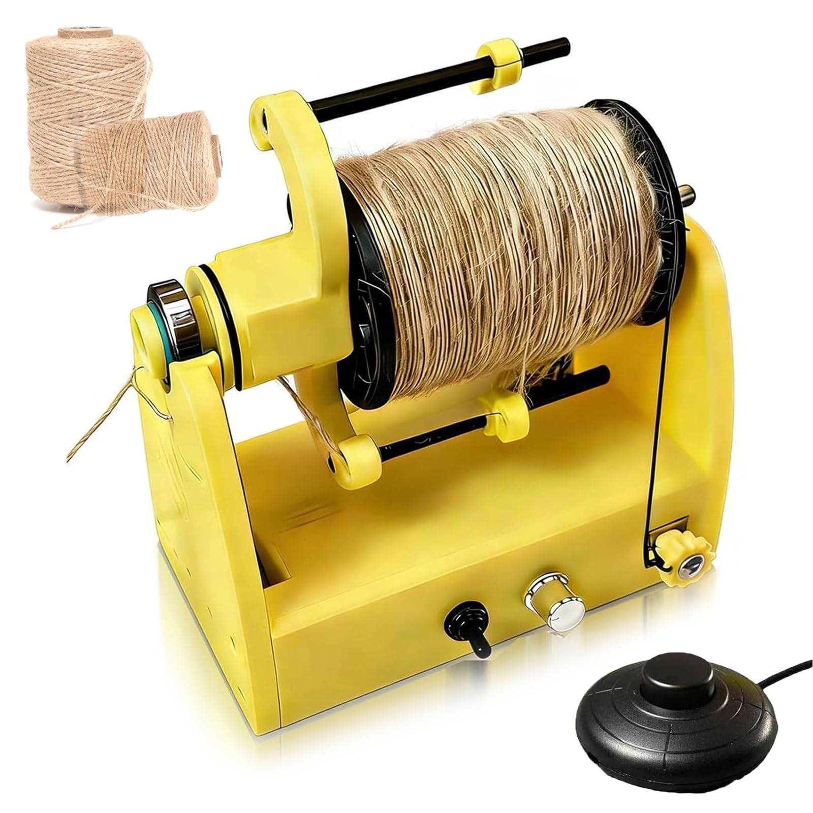 Mini hiladora eléctrica de 800 rpm para solucionar el bobinado lento de lana