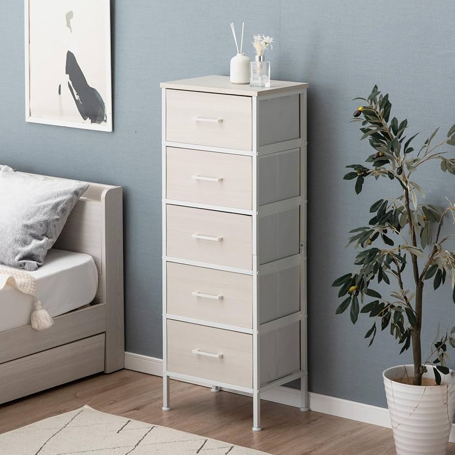 Amazon｜タンスのゲン チェスト ファブリック 幅40cm 5段 大容量