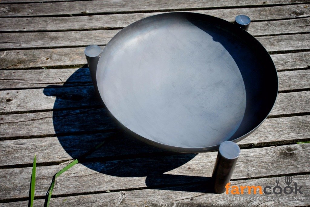 Braciere PAN 38 in acciaio non trattato in tre misure (Ø 60 cm)