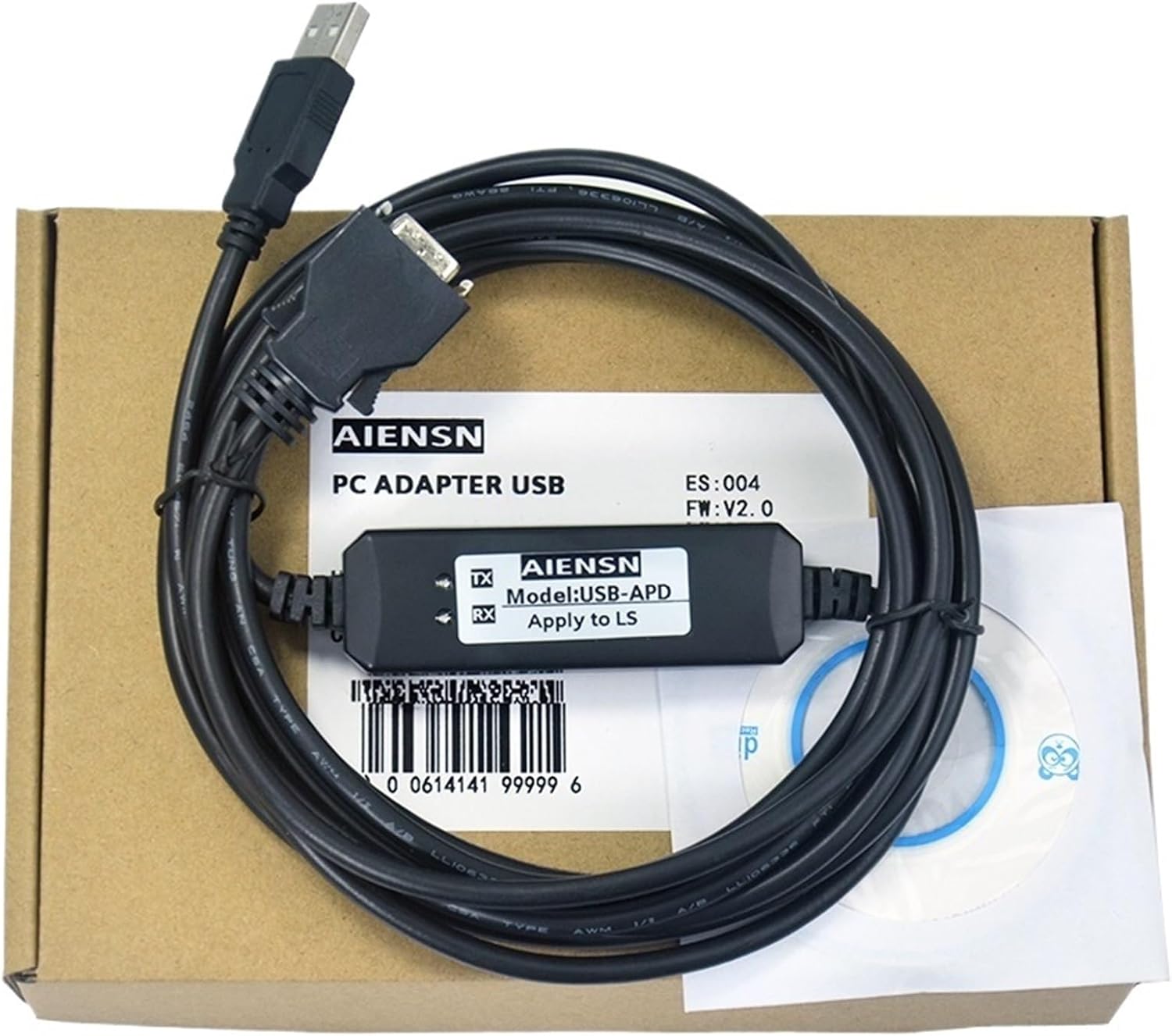 Applicable APD Series Servo Drive Debugging Cable USB-APD Programming Cable LS APD Servo Cable
