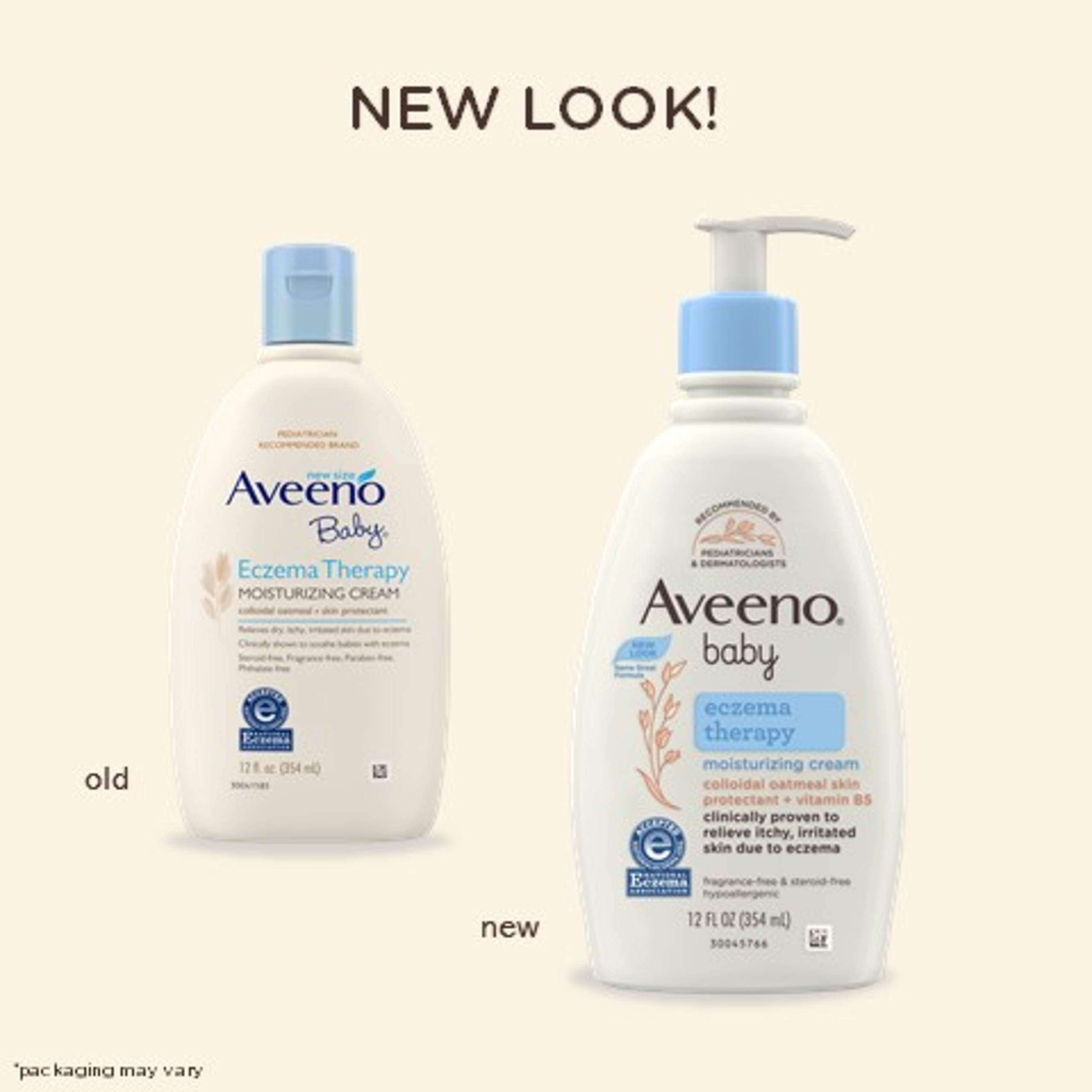 Aveeno Baby Eczema Therapy Moisturizing Cream, Natural Colloidal