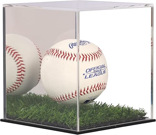 Vitrina de béisbol de sóftbol con base de césped