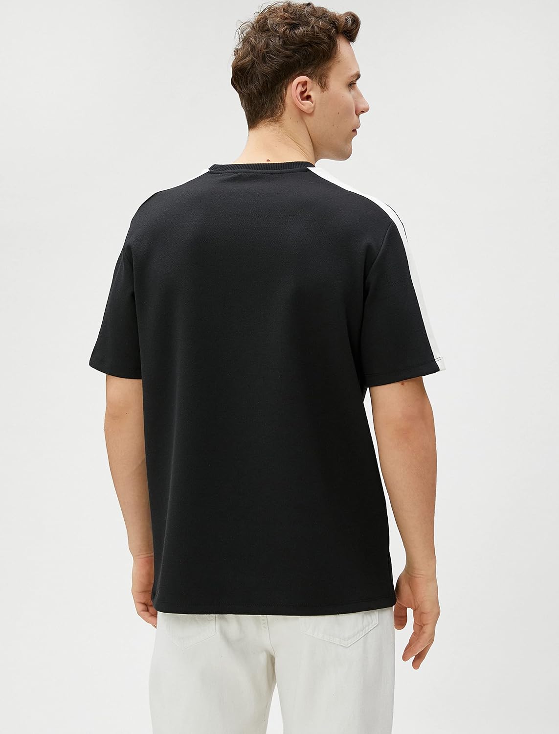 KOTON Basic Oversize T-Shirt Girocollo A Maniche Corte, Verde  787 Xxs Uomo 121627476