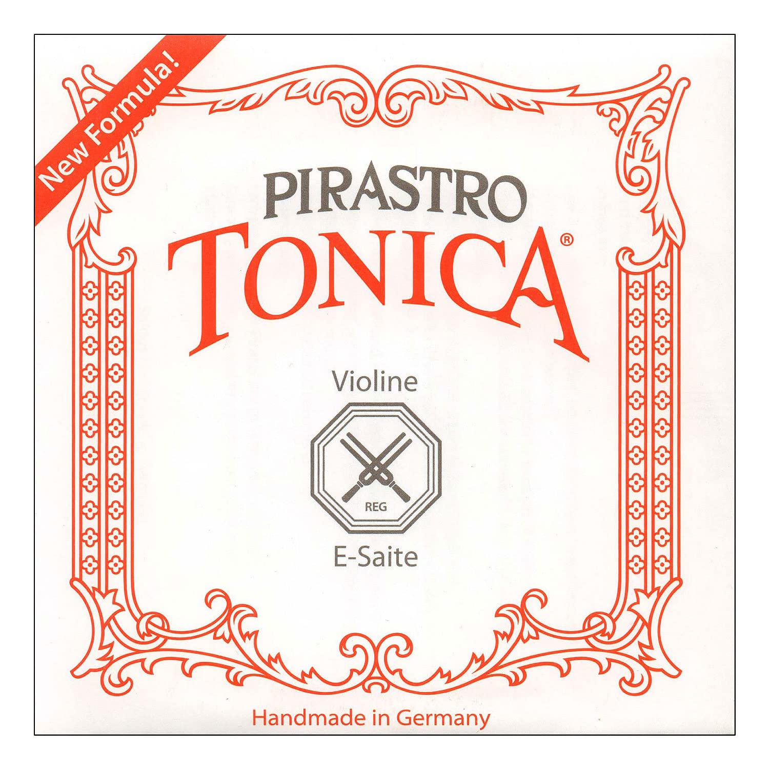 Pirastro Tonica 4/4 Violin E String - Aluminum/Steel - Medium Gauge - Ball End