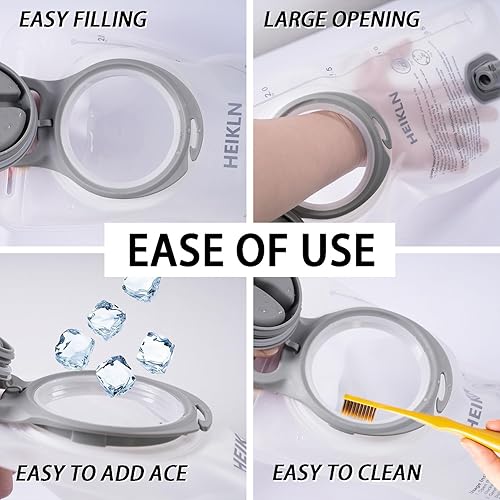 Miniatura 6 de Bolsa de hidratación de 1.5L-2L-3L, depósito de agua a prueba de fugas, sin BPA, bolsa de almacenamiento de agua militar, bolsa de hidratación,