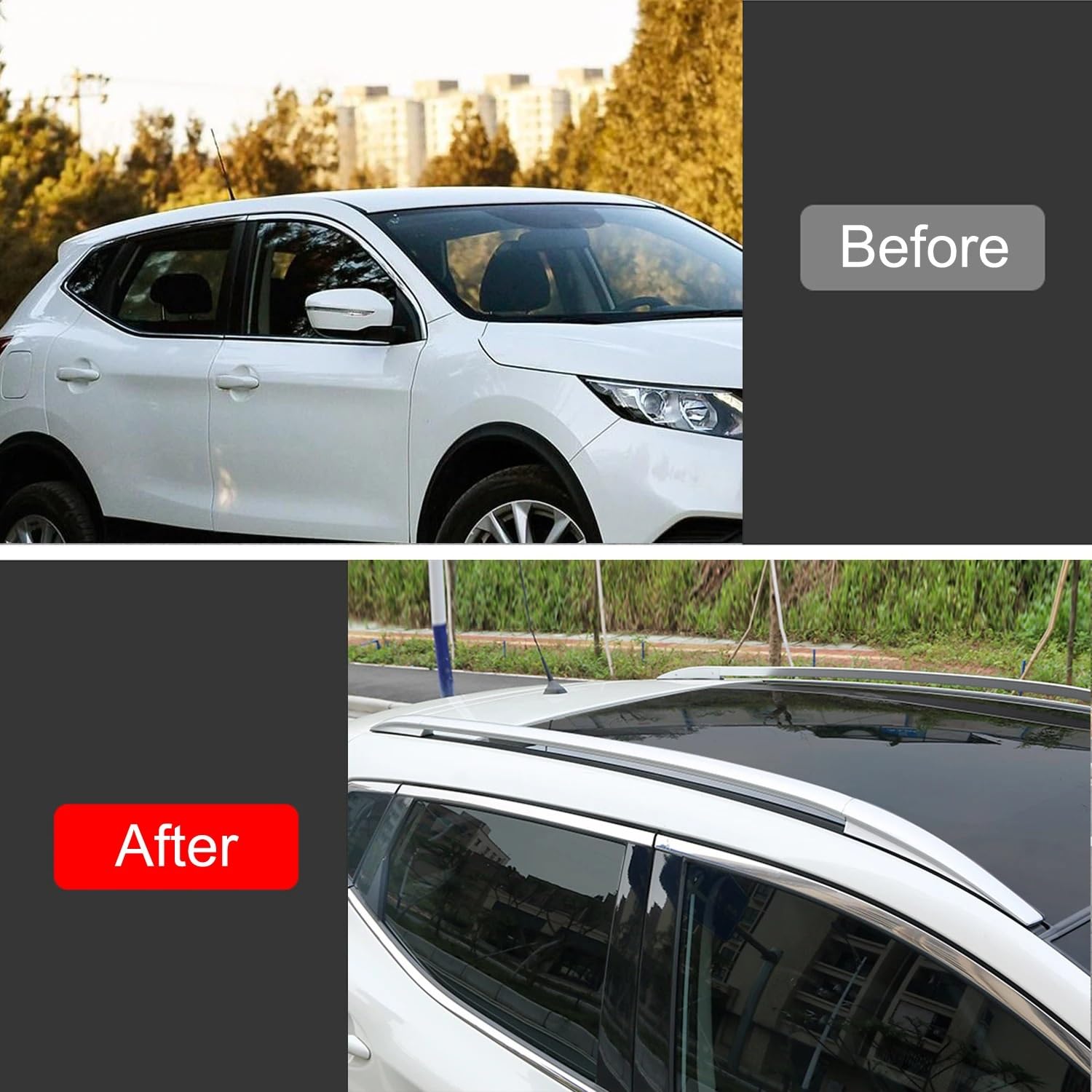 Kosz bagażowy dachowy Do Nissan Qashqai J11 2014-2021 Belka dachowa