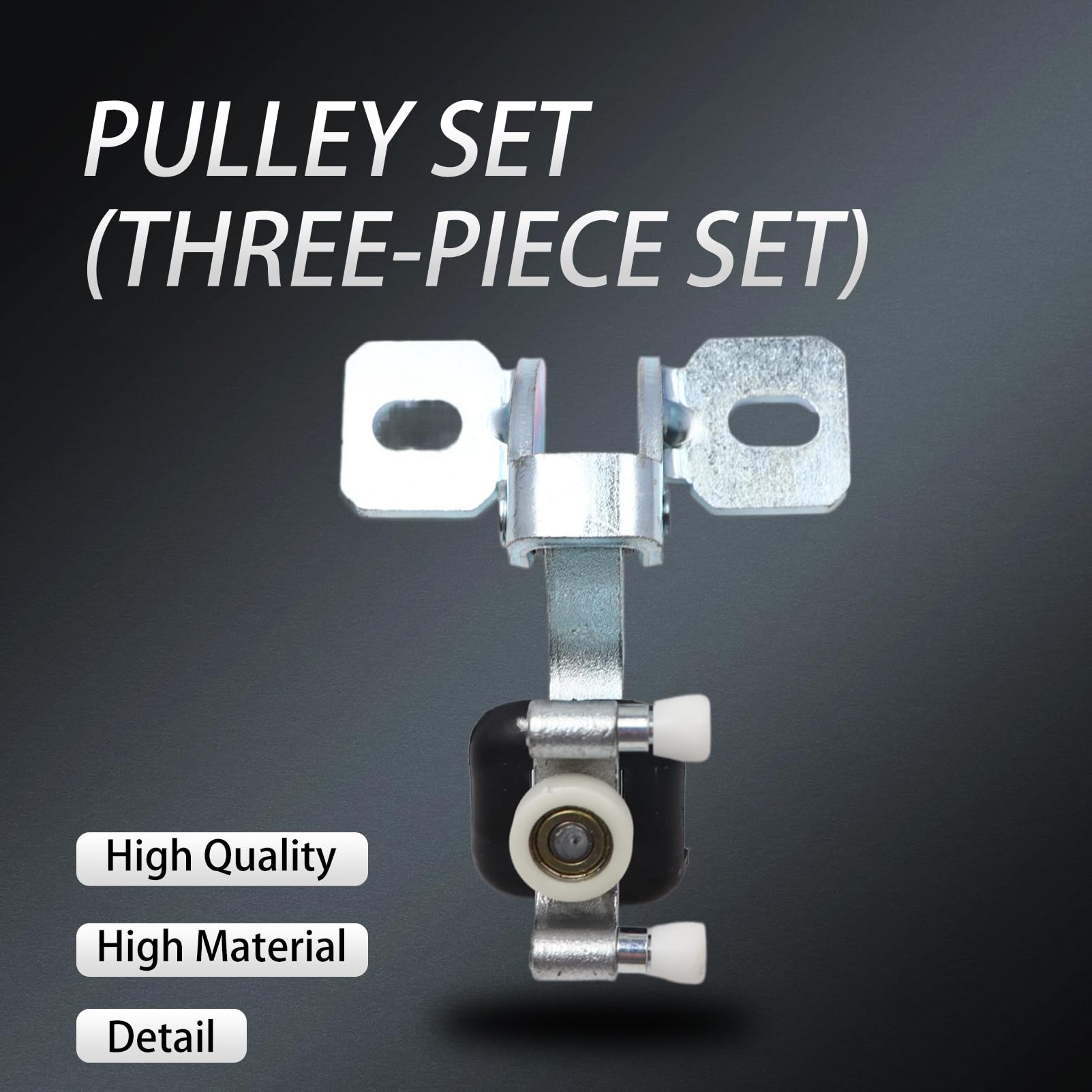 Set di ruote per porta lato superiore centrale inferiore 9033S0 compatibile con Fiat Ducato rullo scorrevole destro per Jumper Boxer 1352331080 set di pulegge