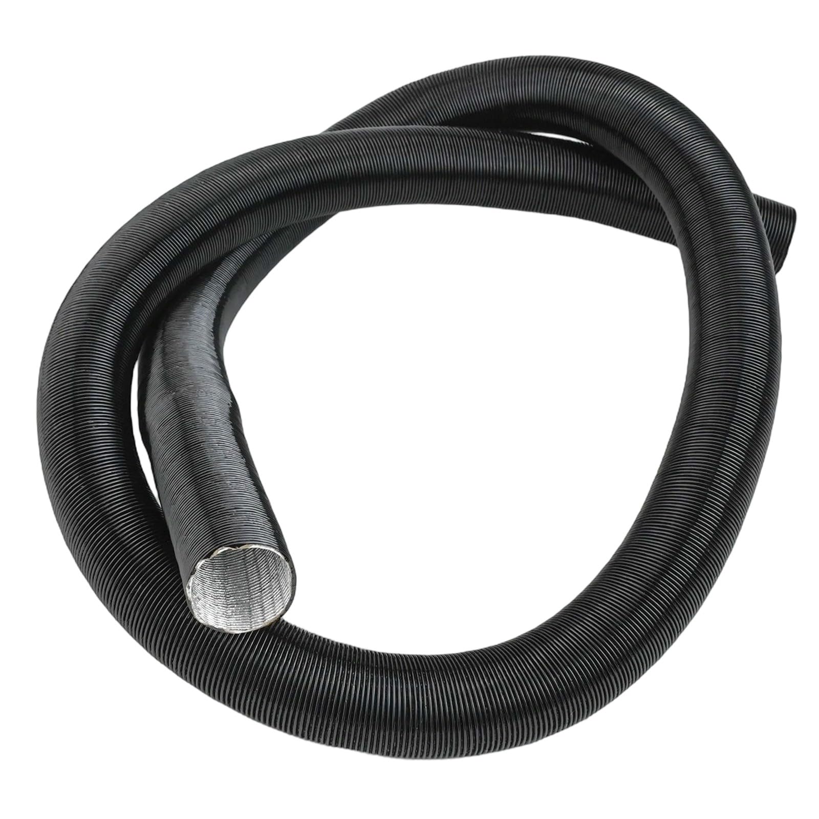 25mm Heating Duct Hose, Aluminium Foil Air Intake Pipe for Auxiliary Heater Hot Cold Air Transfer, Diesel Heater Ventilation Tube (80cm)