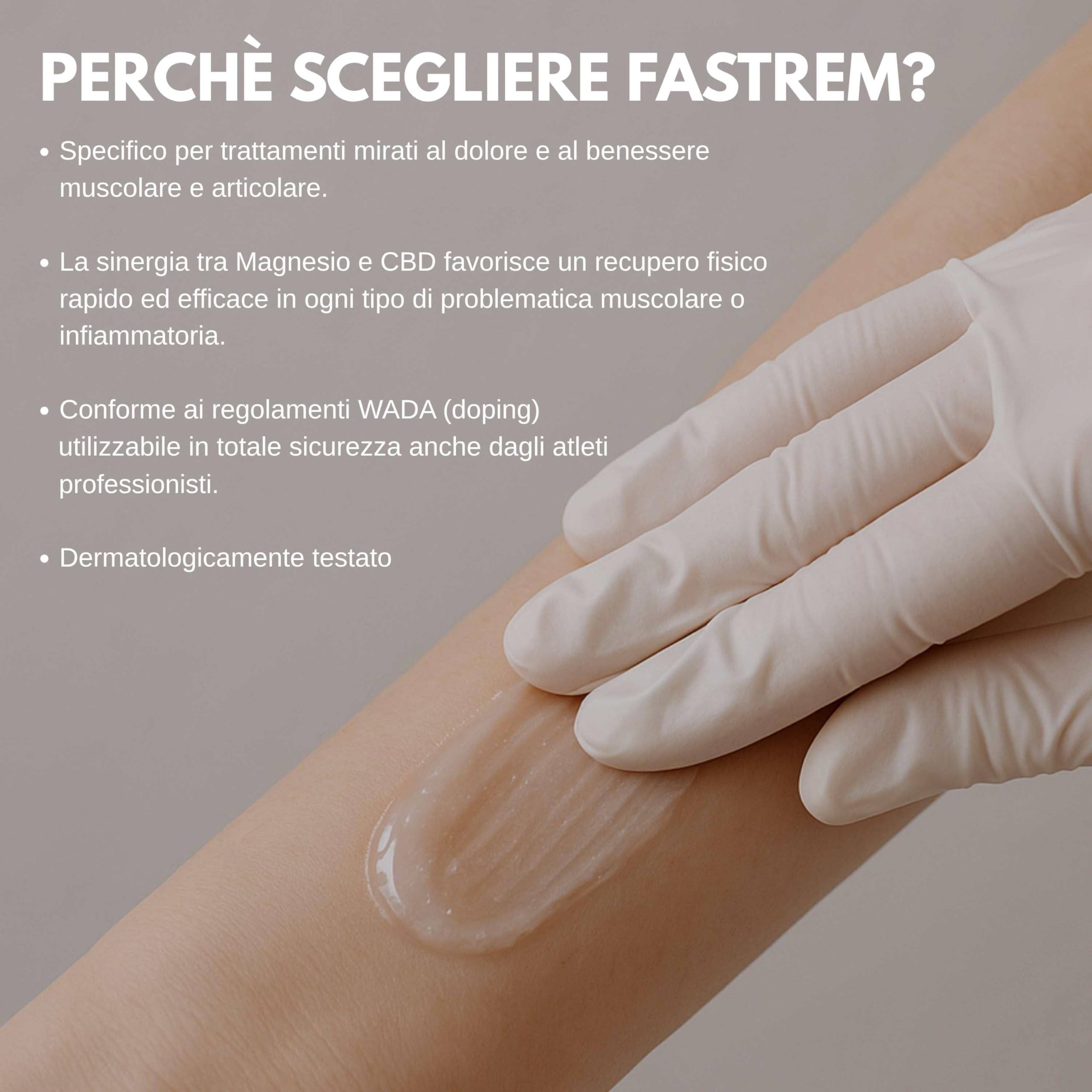 FaStRem Gel Conduttivo Professionale ad Alta Elettroconduzione con Magnesio & CBD – Gel per Tecar, Ultrasuoni, Diatermia ed Elettroporazione – Lenitivo e Decontratturante – 500 ml