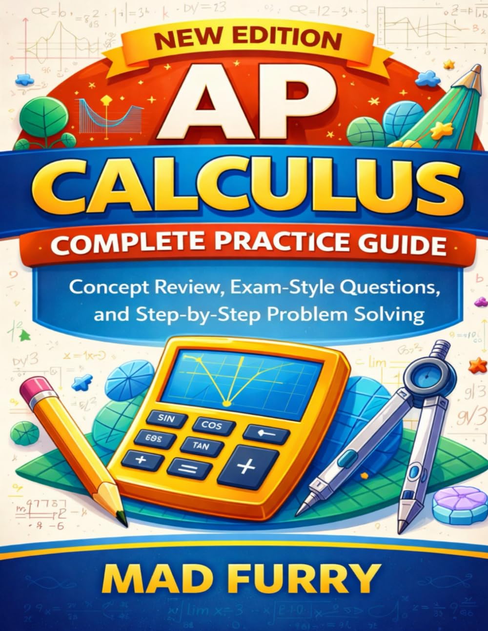 AP Calculus Complete Practice Guide: Concept Review, Exam-Style Questions, and Step-by-Step Problem Solving
