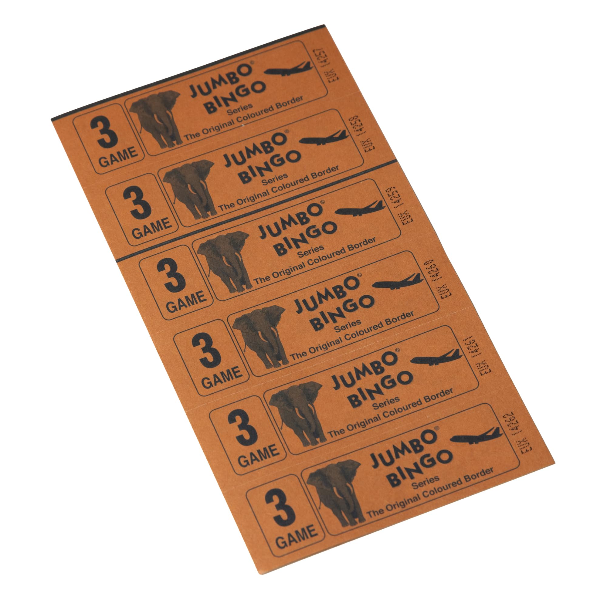 3000 3 PAGE GAMES JUMBO BINGO TICKETS 6 TO VIEW JUMBO BINGO BOOKS