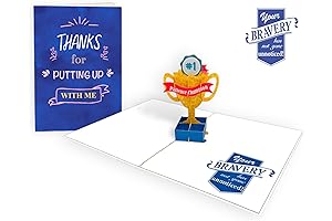 Unique Best Boyfriend Trophy Pop Up Card