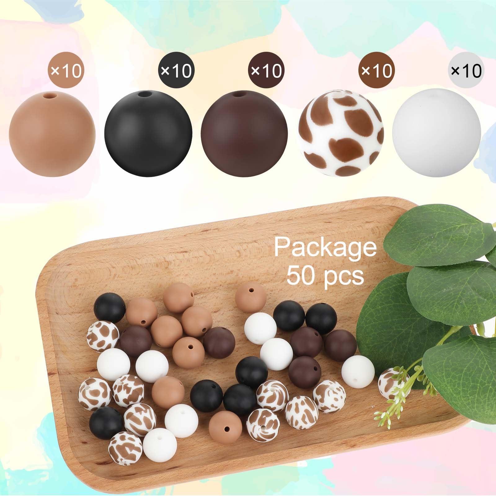 25 perline di silicone a forma di , perline creative 3d a forma di animale in silicone adatte per ciondoli per collane, portachiavi per telefoni, aggiunte per kit di pennelli da trucco