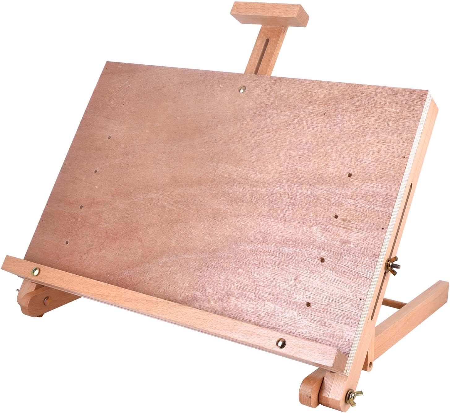 Vencer Large Adjustable Wood Artist Drawing & Sketching Easel Board