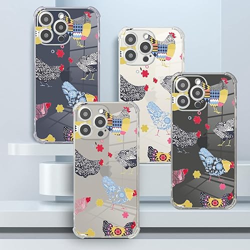 Vista 354 de Roemary Funda púrpura para iPhone 14 Pro Max con diseño de caballo azul, patrón de acuarela con protector de pantalla