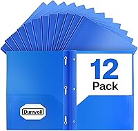 Vista 10 de Carpetas de plástico de dos compartimientos con dientes, tamaño carta, 2 carpetas de bolsillo de poliéster con cierres, Rojo vivo. Paquete de 2