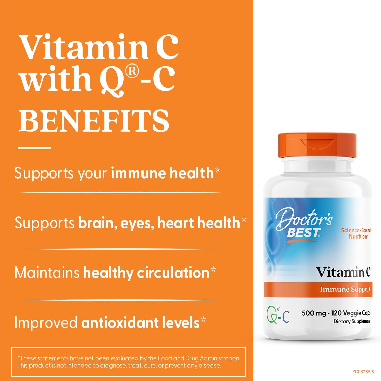 Doctor's Best Best Vitamin C 500mg, 120 Count - Image 3