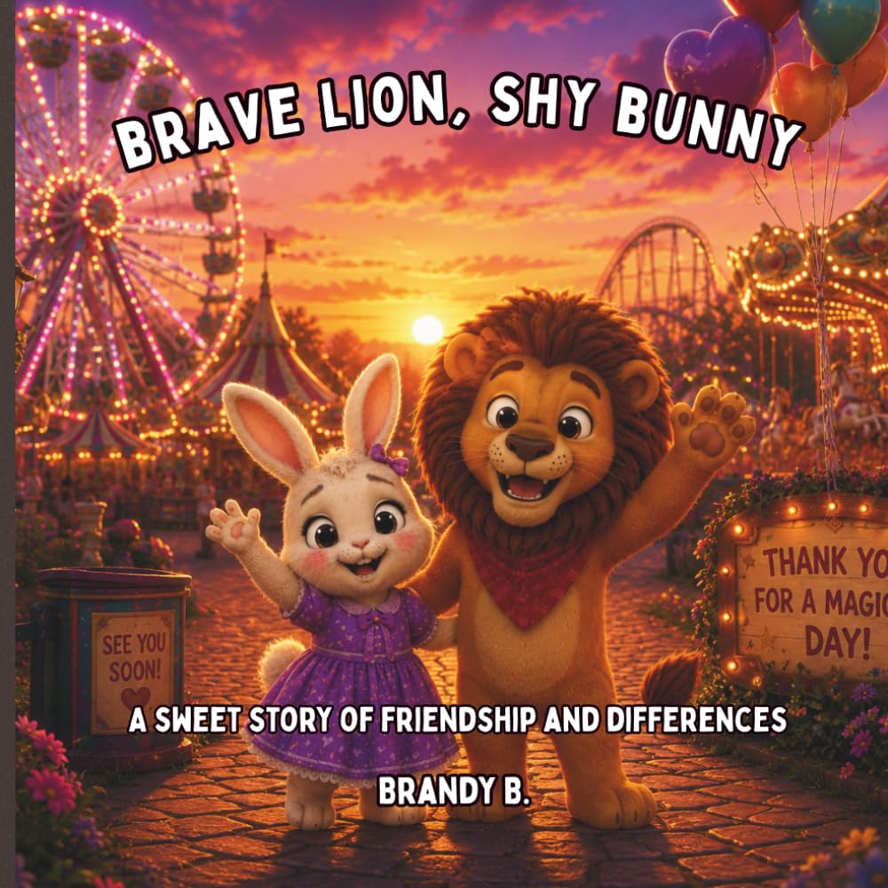 Brave Lion, Shy Bunny: A Sweet Story About Friendship and Differences (Sweet Friendship Stories)