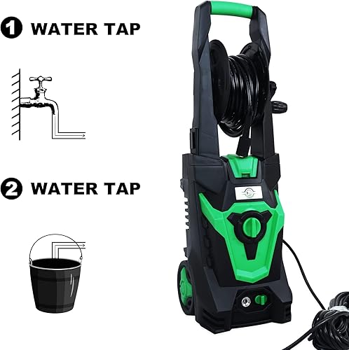 Vista 5 de Elevon Lavadora eléctrica de alta presión con paquete de detallador, 2030 PSI, 1.8 GPM, 1800 vatios