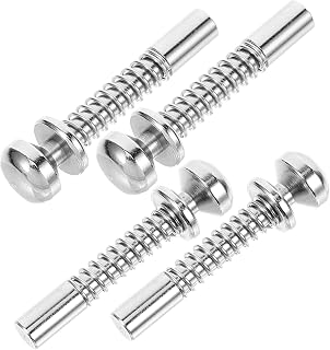 4pcs Spring Latches for Cages and Screens Plunger for Easy Installation and Secure Locking Mechanism for Cages Cribs and Storage Doors