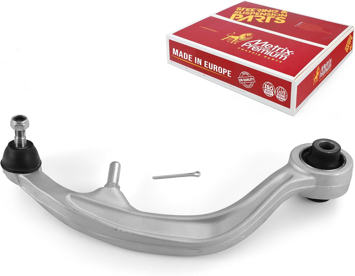 Metrix Premium Chassis Parts - Front Left Lower Rearward Control Arm w Ball Joint & Bushing Assembly Fits 03-06 Infiniti G35 RWD, 07 G35, 03-09 Nissan 350Z, Replacement RK621373, Made in Europe