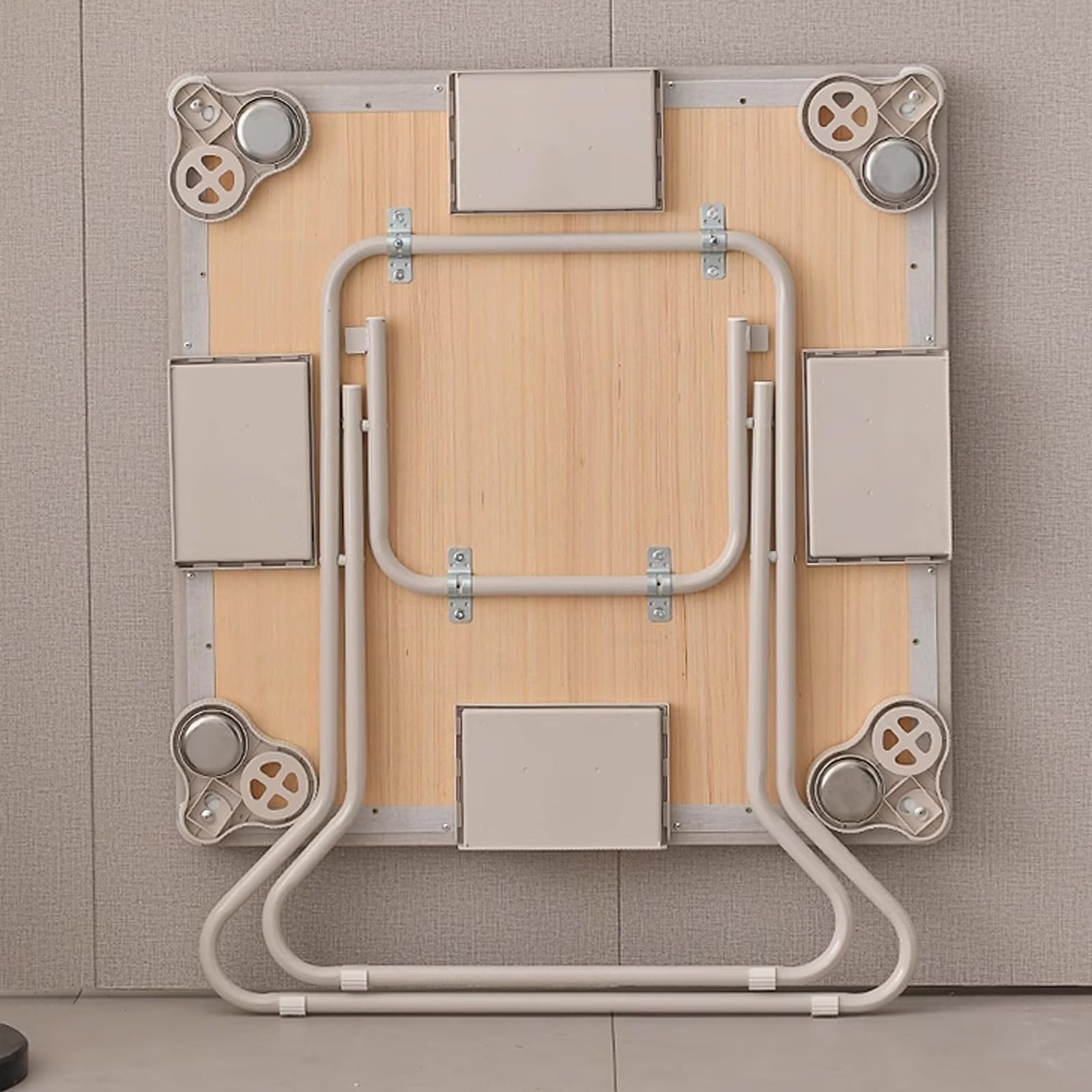 Tavolo da gioco pieghevole con contenitore e portabicchieri, design portatile per carte e giochi Domino, soluzione salvaspazio
