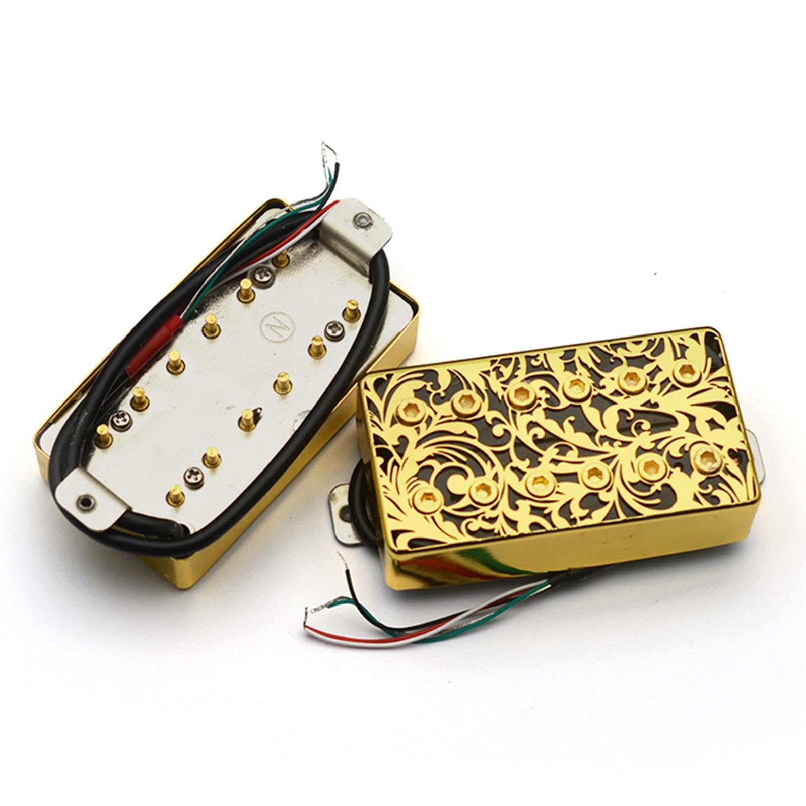 Generic Humbucker con Doppia Bobina, Facile Sostituzione, Accessorio 7,5 KΩ/15 KΩ per Chitarra Elettrica, Ideale per Concerti E Gruppi Musicali, 50mm