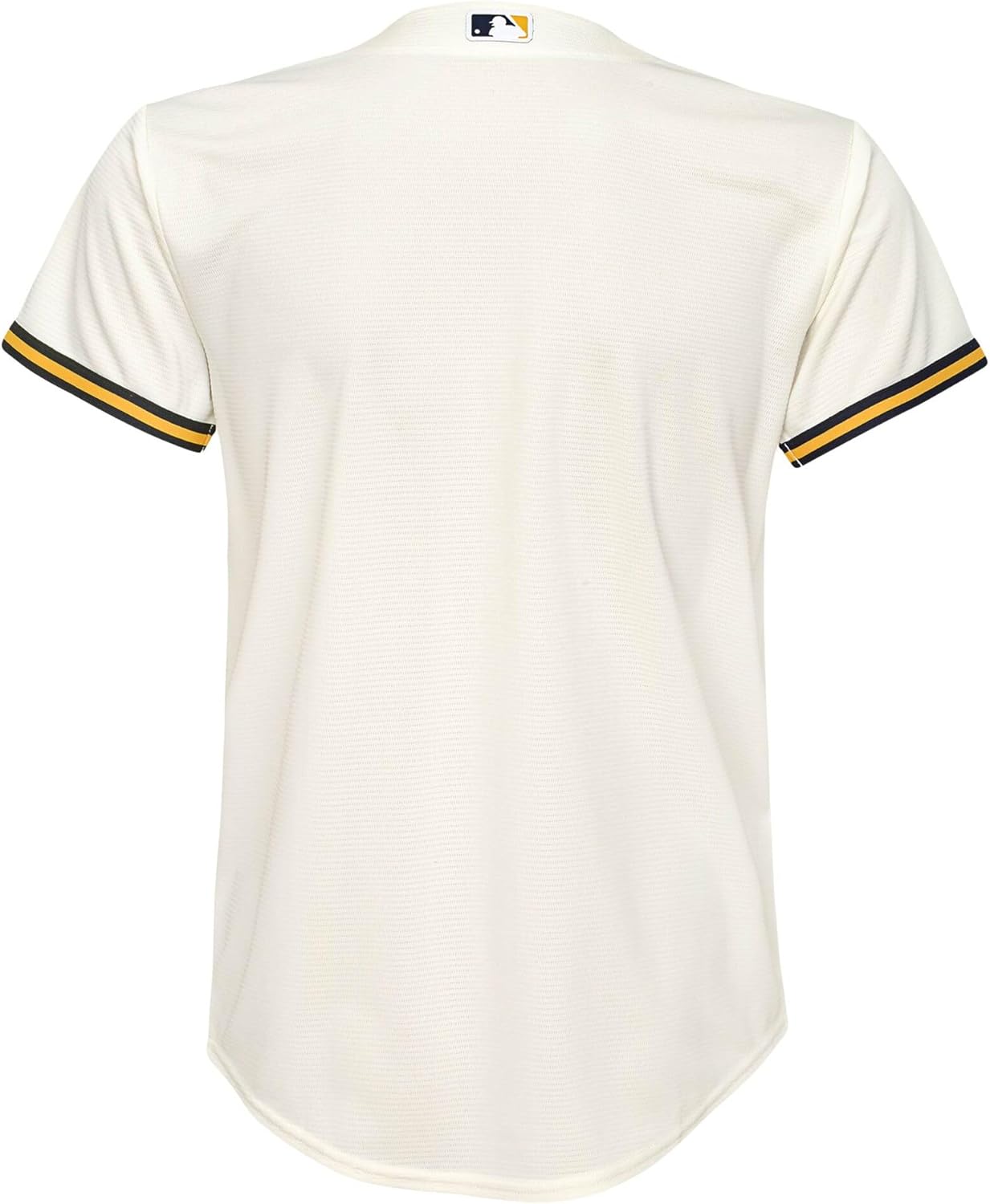 Milwaukee Brewers MLB Kids Youth 4-20 Cream Home Team Jersey - Image 3