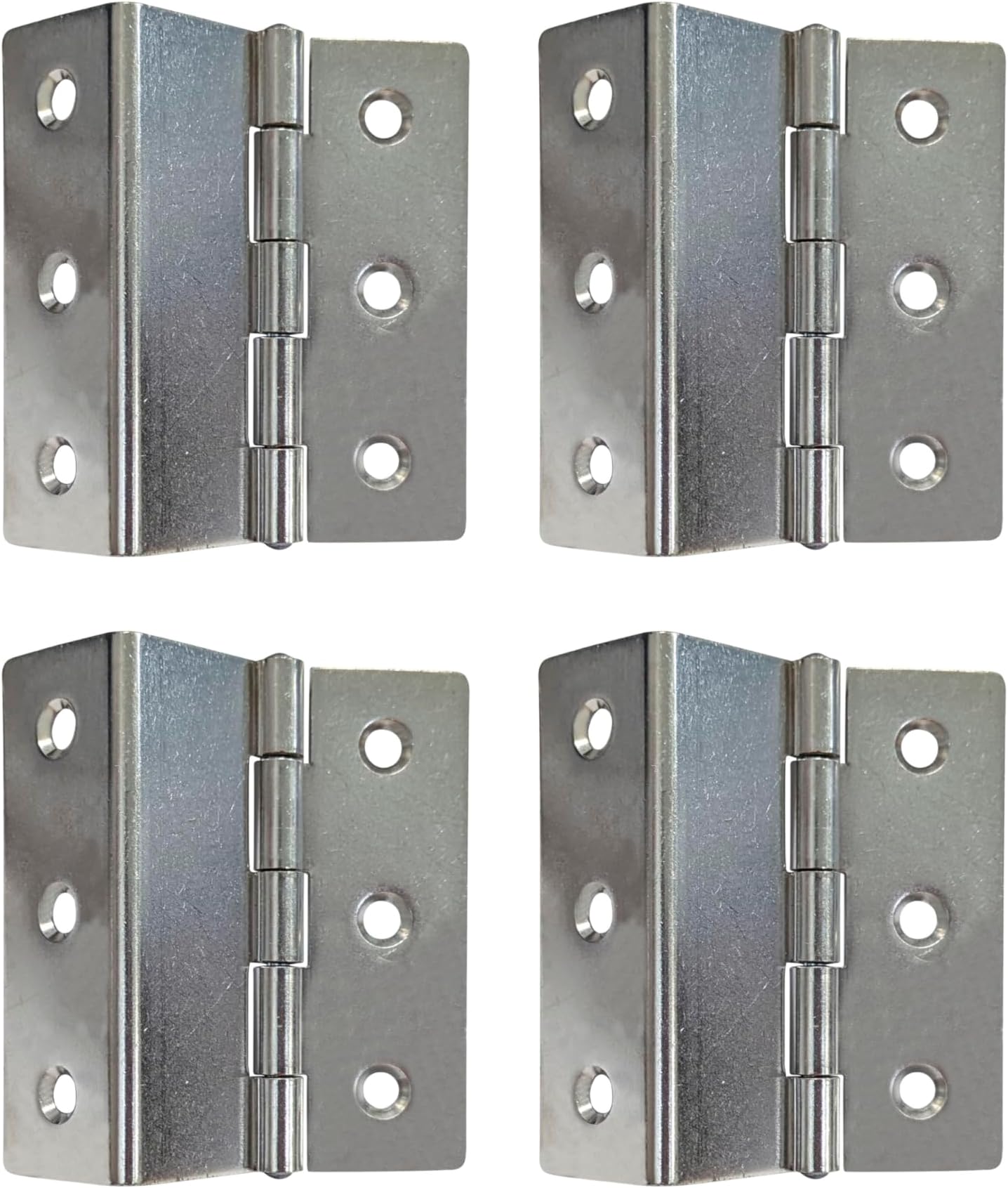 Box Hinges sunnates 4 PCS Three Fold Retro Hinge Chest Hinges Hardware Three Fold ...
