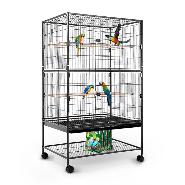 Buy Bird Cage Large Bird Cage 53 Inch Wrought Iron Birdcages Flight