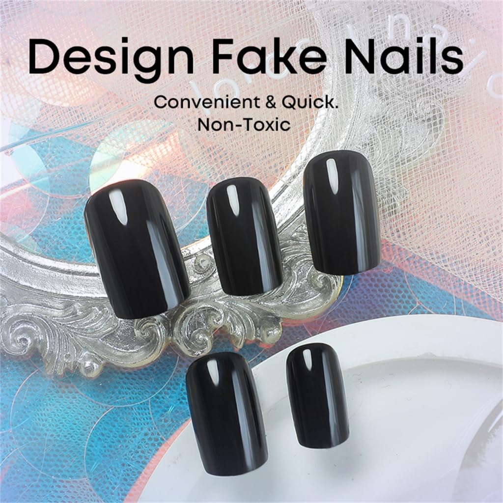 ,Fake Nails Stick Glues on Nails False Nails Acrylic Nails Artificial False Nails for DIYS Nails Designs